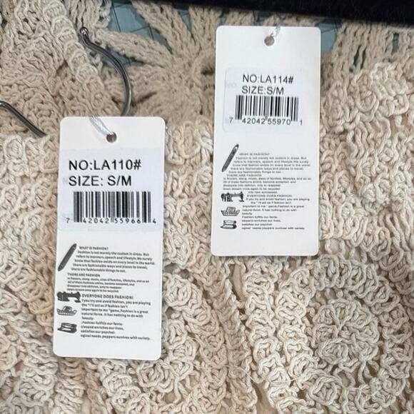 MSRP $125 | NWT ✨ AZ 3-Piece Crochet Boho Set – Top, Pants & Skirt | Size S/M ✨ - Picture 8 of 10